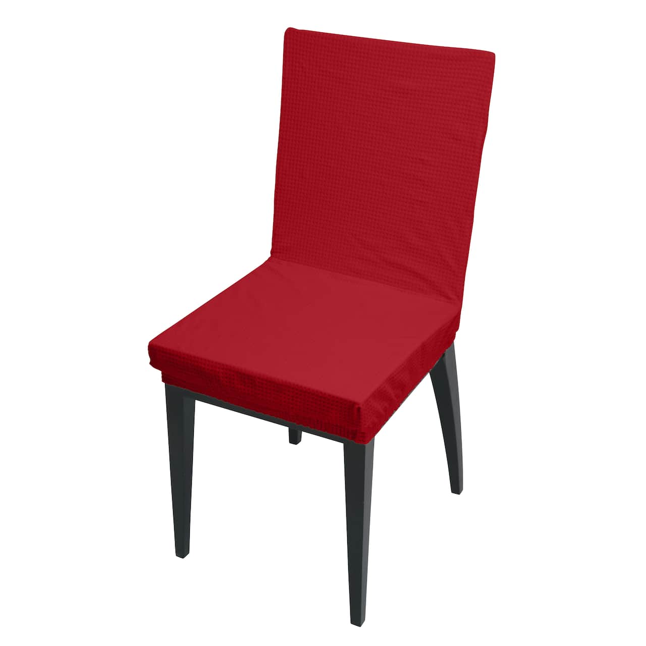 Home Details Waffle Design Dining Chair Slipcover
